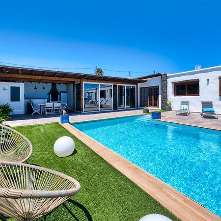 Villa Macher Piscina Y Bar Piscina Tías Eksteriør bilde