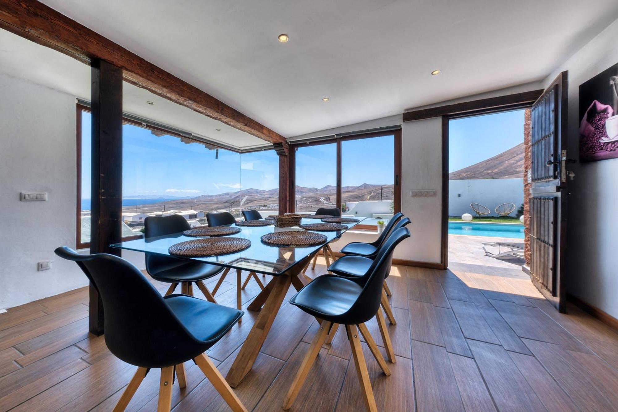 Villa Macher Piscina Y Bar Piscina Tías Eksteriør bilde
