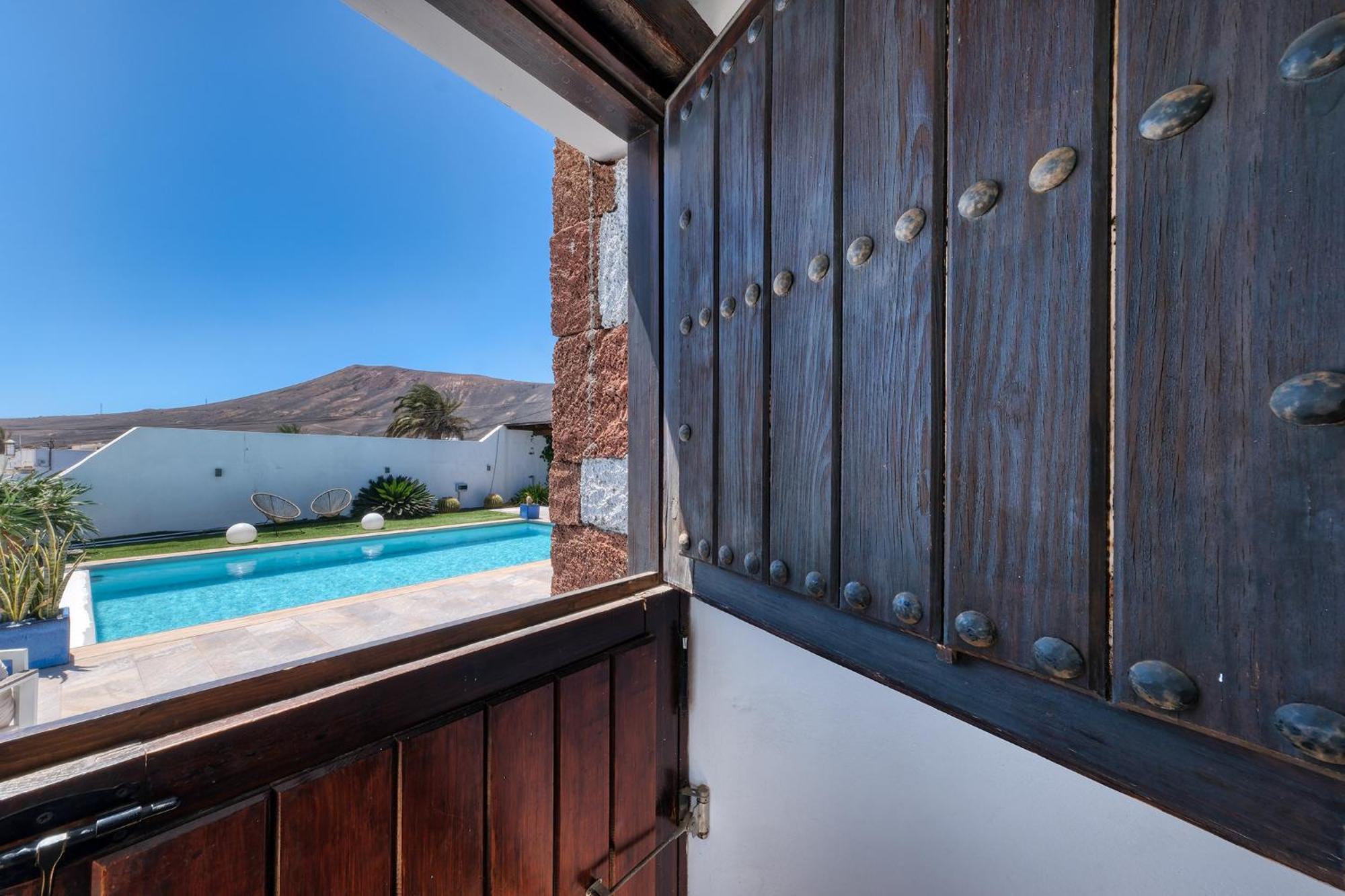 Villa Macher Piscina Y Bar Piscina Tías Eksteriør bilde